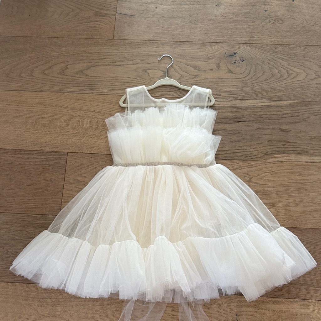 Flower Girl Dress Size 5 Tulle